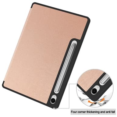 SKALO Samsung Tab S10 FE Trifold Suojakotelo - Ruusukulta