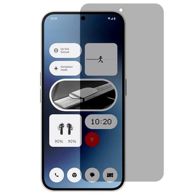 2-KPL SKALO Nothing Phone (2a) Plus Yksityisyys näytönsuoja karkaistu lasi - Musta