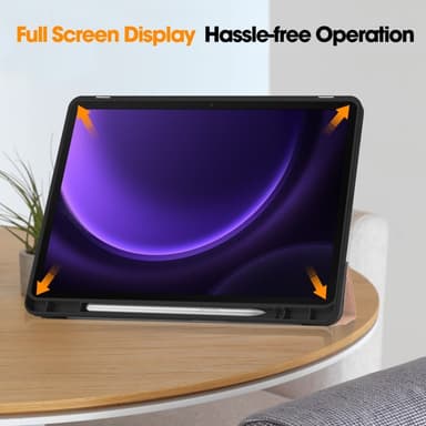SKALO Samsung Tab S10 FE Trifold Suojakotelo - Ruusukulta