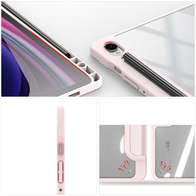 DUX DUCIS Samsung Tab S10 FE TOBY Series Trifold Suojakotelo - Pinkki