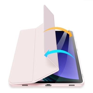DUX DUCIS Samsung Tab S10 FE TOBY Series Trifold Suojakotelo - Pinkki