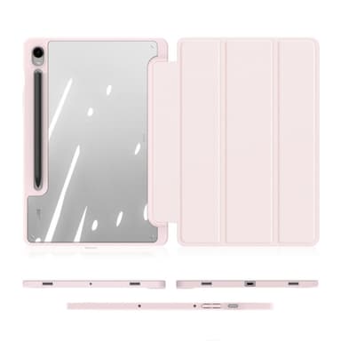 DUX DUCIS Samsung Tab S10 FE TOBY Series Trifold Suojakotelo - Pinkki