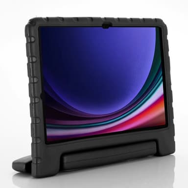 SKALO Samsung Tab S10 FE Kuori kahvalla/telineellä - Musta