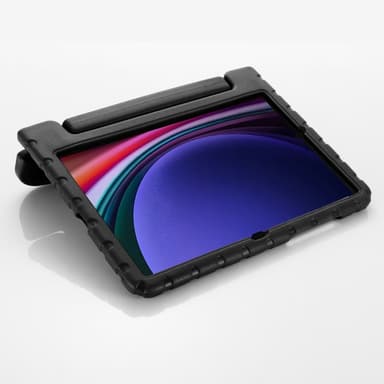 SKALO Samsung Tab S10 FE Kuori kahvalla/telineellä - Musta