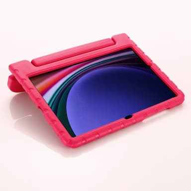 SKALO Samsung Tab S10 FE Kuori kahvalla/telineellä - Pinkki