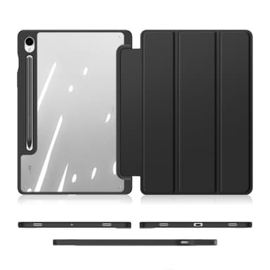 DUX DUCIS Samsung Tab S10 FE TOBY Series Trifold Suojakotelo - Musta