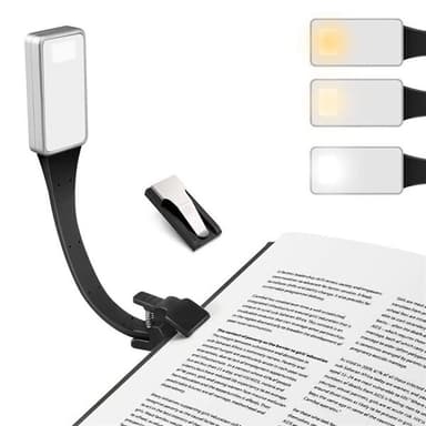 LED Lukuvalo klipsillä