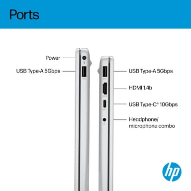 HP OmniBook 3 14" kannettava AI 5 340/16/512