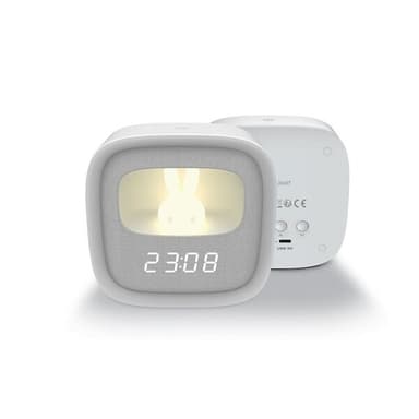 Forverer LED herätyskello yövalolla - harmaa/valkoinen