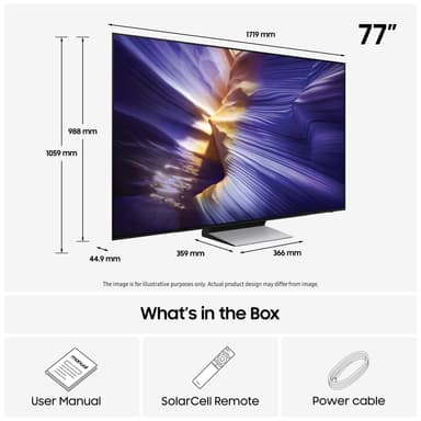 Samsung 77" S90F 4K OLED älytelevisio (2025)