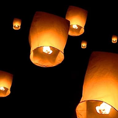Khom Loy / Kelluva lyhty / Taivaslyhty - 1 pakkaus