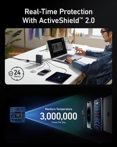 ANKER 240W Prime GaN USB-C 4-Port Pikalaturi