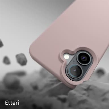 Etteri Silikoni kotelo MagSafe iPhone 16 - vaaleanpunainen - vaaleanpunainen