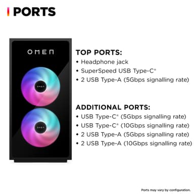 HP OMEN 35L GT16-0850no R7-8700F/16/1TB/5070 pelitietokone