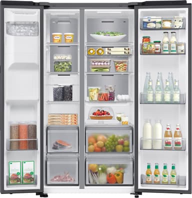 Samsung side-by-side jääkaappipakastin RS80F64KETEF (ruostum. teräs)
