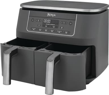 Ninja Dual Zone kiertoilmakypsennin DZ100 (tummanharmaa)