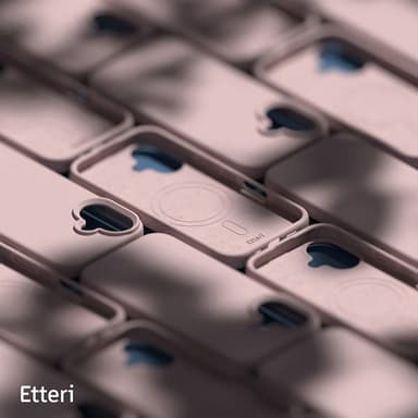 Etteri Silikoni kotelo MagSafe iPhone 16 - vaaleanpunainen - vaaleanpunainen