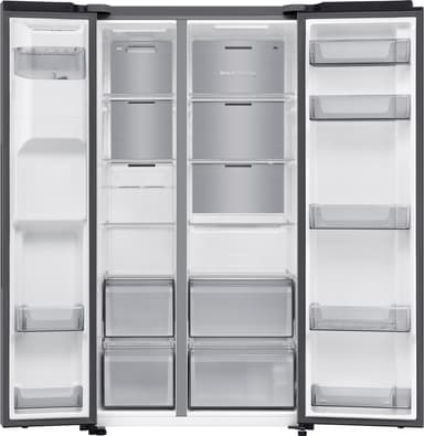 Samsung side-by-side jääkaappipakastin RS70F64KDTEF (ruostum. teräs)