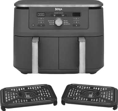 Ninja Dual Zone Max kiertoilmakypsennin DZ300 (tummanharmaa)