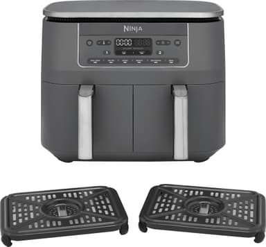 Ninja Dual Zone kiertoilmakypsennin DZ100 (tummanharmaa)