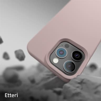 Etteri Silikoni kotelo MagSafe iPhonelle 16 Pro - vaalean vaaleanpunainen