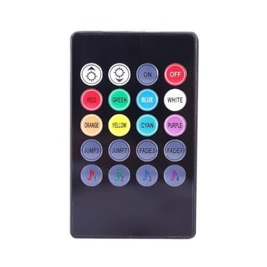 Auton LED-nauhat - 48 LEDiä RGB:llä ja kaukosäädin