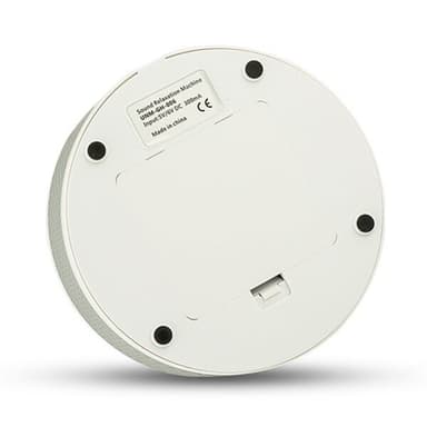 Sleep Easy White Noise Machine, jossa on 9 rentouttavaa äänitilaa