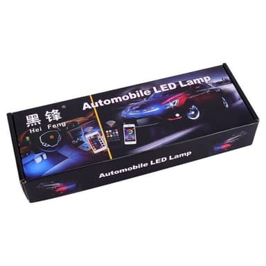 Auton LED-nauhat - 48 LEDiä RGB:llä ja kaukosäädin