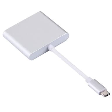 USB 3.1 Type-C uros USB-C, HDMI &amp; USB 3.0 naaras sovitin - 4K-resoluutiotuki