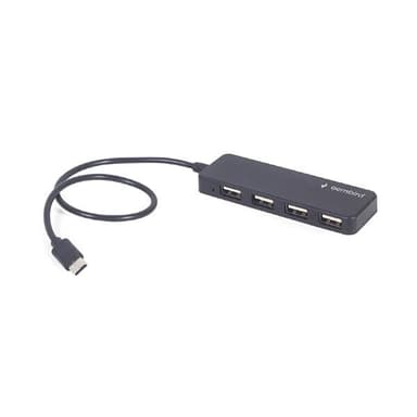 4-porttinen USB 2.0 -hubi USB-C-liitännällä – yhteensopiva OTG-laitteiden kanssa