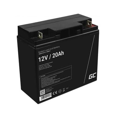 Green Cell AGM VRLA 12V 20Ah - AGM-tekniikka ja VRLA-venttiili