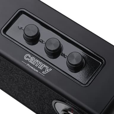 FM-radio bluetoothilla ja TWS-toiminnolla - musta