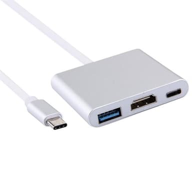 USB 3.1 Type-C uros USB-C, HDMI &amp; USB 3.0 naaras sovitin - 4K-resoluutiotuki