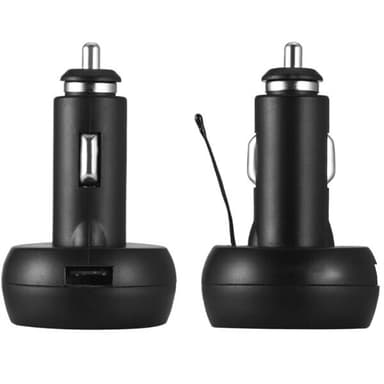 3-in-1 USB-autolaturi, jossa on volttimittari ja lämpötilan mittaus