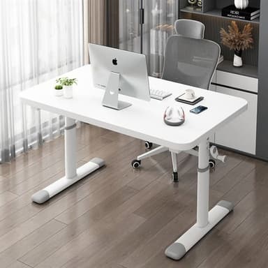 Korkeussäädettävä Pöytä 120x60 cm – Kompakti ja Ergonominen Työpöytä