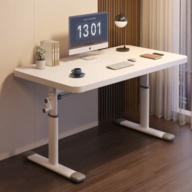 Korkeussäädettävä Pöytä 120x60 cm – Kompakti ja Ergonominen Työpöytä