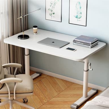 Korkeussäädettävä Pöytä 120x60 cm – Kompakti ja Ergonominen Työpöytä