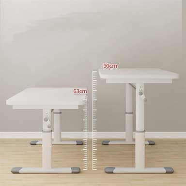 Korkeussäädettävä Pöytä 120x60 cm – Kompakti ja Ergonominen Työpöytä