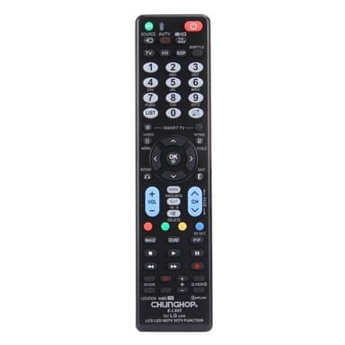 Yleiskaukosäädin LG TV:lle - yhteensopiva LED-, LCD-, HDTV- ja 3DTV-televisioiden kanssa