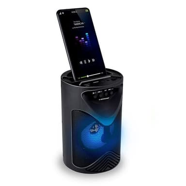 Dunlop Bluetooth-kaiutin, FM-radio ja matkapuhelinjalusta