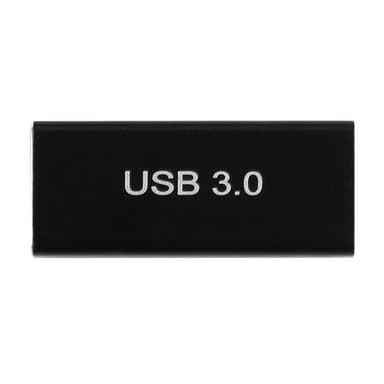 USB 3.0 naaras-naaras-muunnin, jossa on kullatut liittimet