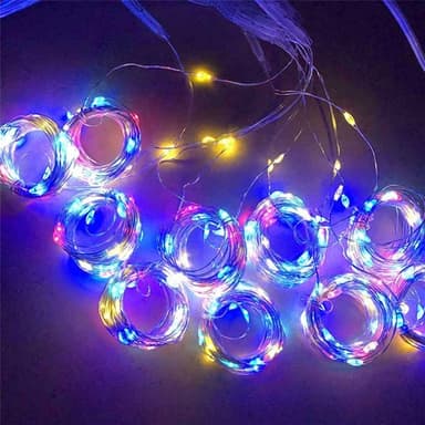 LED verho 3 x 3 metriä - Värilliset