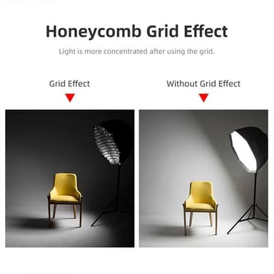 Softbox grid Octagon 120 cm studiovalaistukseen