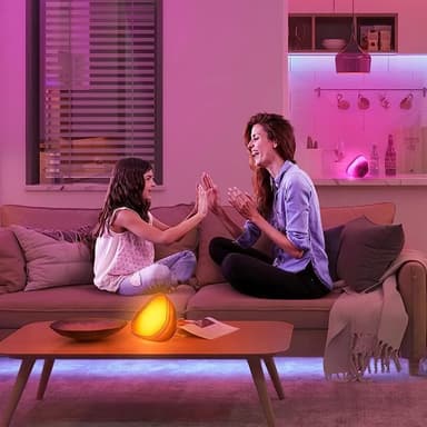 Älykäs RGB-pöytälamppu tehostevalolla ja sovellushallinnalla