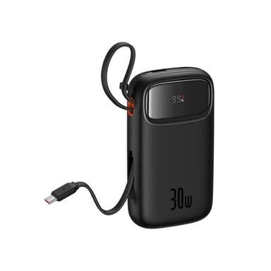 Baseus QPow 2 Powerbank 30W 20000mAh, jossa on 2xUSB-C - Svart