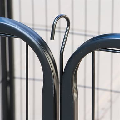 Koira-aitaus metallia 80x60cm 8 Osaa