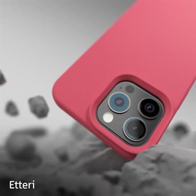 Etteri Silikonikuori MagSafe-järjestelmällä iPhone 16 Pro Max - Vadelma -laitteelle