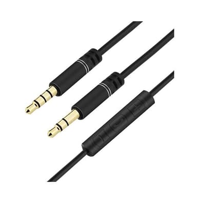 3,5mm Audiokaapeli mikrofonilla/äänenvoimakkuuden säädöllä