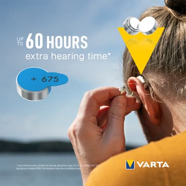 Varta 675 kuulokojeparisto 7042217 (6 kpl)