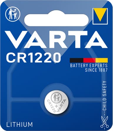 Varta CR 1220 paristo (1 kpl)